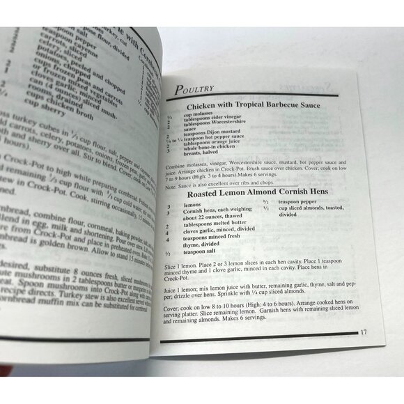 Rival Crock Pot Manual Models 3745 3755 Oval Stoneware Slow Cooker Instructions - Picture 6 of 7